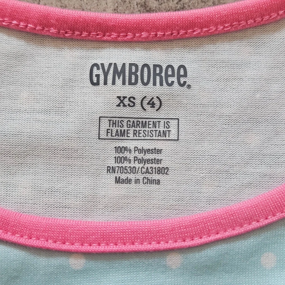 Gymboree Pajamas Nightgown Size XS 4 NEW Mermaid Animal PJ Sleepwear Summer Girl